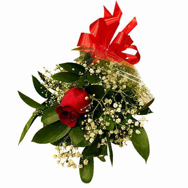 Buqu� Com 1 Rosa Vermelha