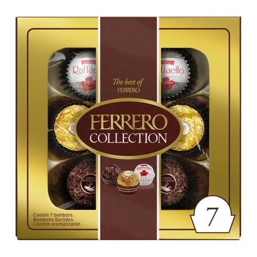 Chocolate Colletion Ferrero Rocher c/ 7 Unidades